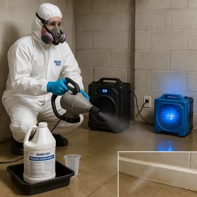 Sanitization and Odor Removal process in Rosslyn, VA